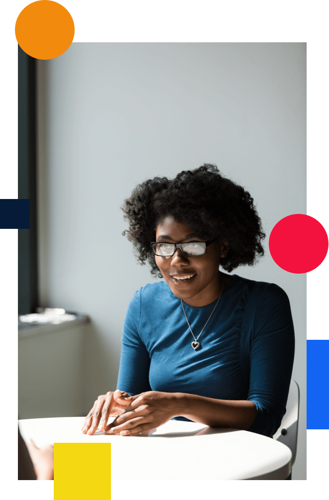 a person feeling secure